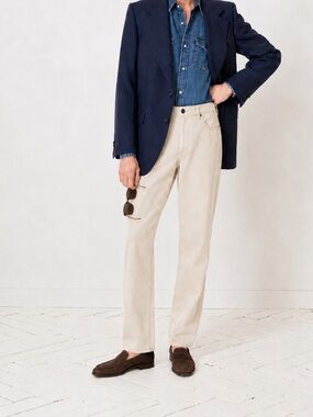 Todd Snyder Straight-Leg pants in white ecru